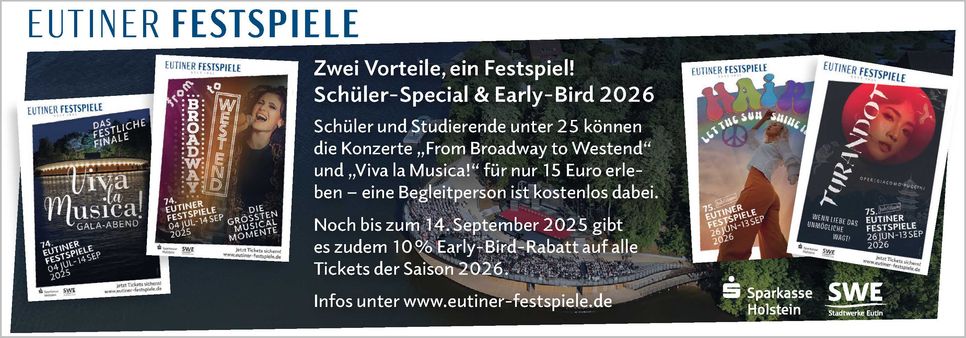 Schüler-Special & Early-Bird 2026