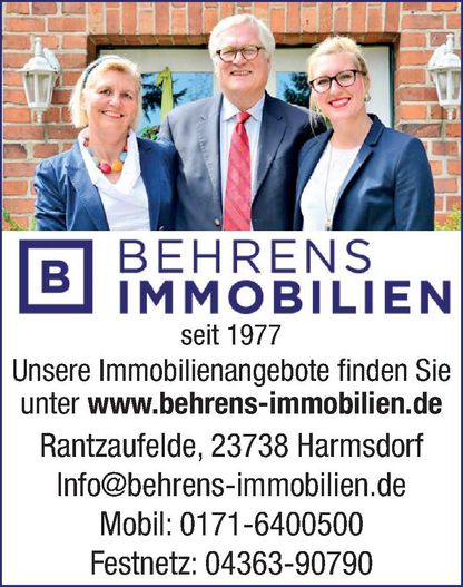 Stehsatzanzeige / Bau Sonderseiten