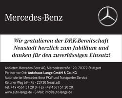 75 Jahre DRK Bereitschaft Neustadt
