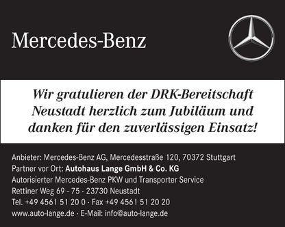 75 Jahre DRK Bereitschaft Neustadt