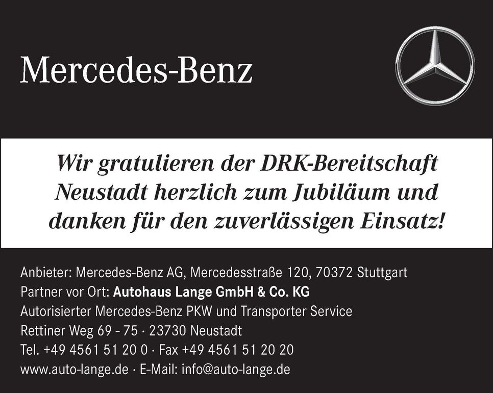75 Jahre DRK Bereitschaft Neustadt