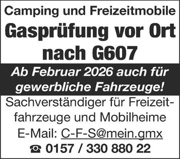 Camping und Freizeitmobilie