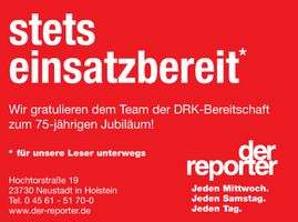 75 Jahre DRK Bereitschaft