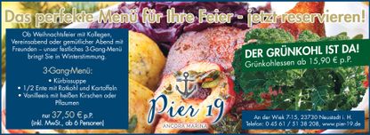 Menüs ab 6 Personen