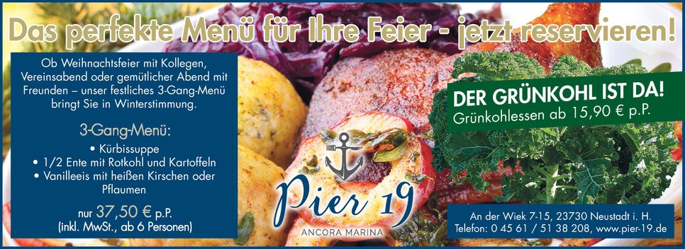 Menüs ab 6 Personen