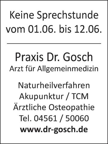 Keine Sprechstunde