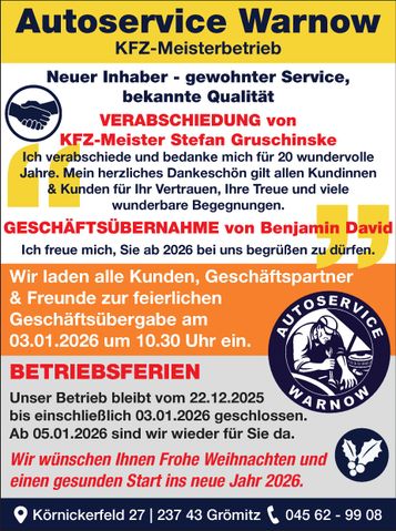 Weihnachtsgruß 2025