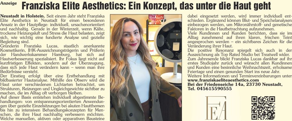 Konzept Redaktions-Anzeige 