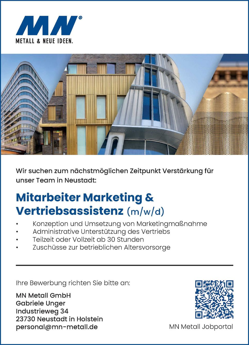 Stellenanzeige Mi.