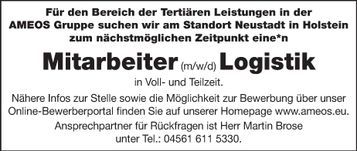 Mitarbeiter Logistik (m/w/d) Sa