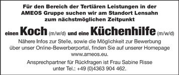 Küchenhilfe und Koch (m/w/d)