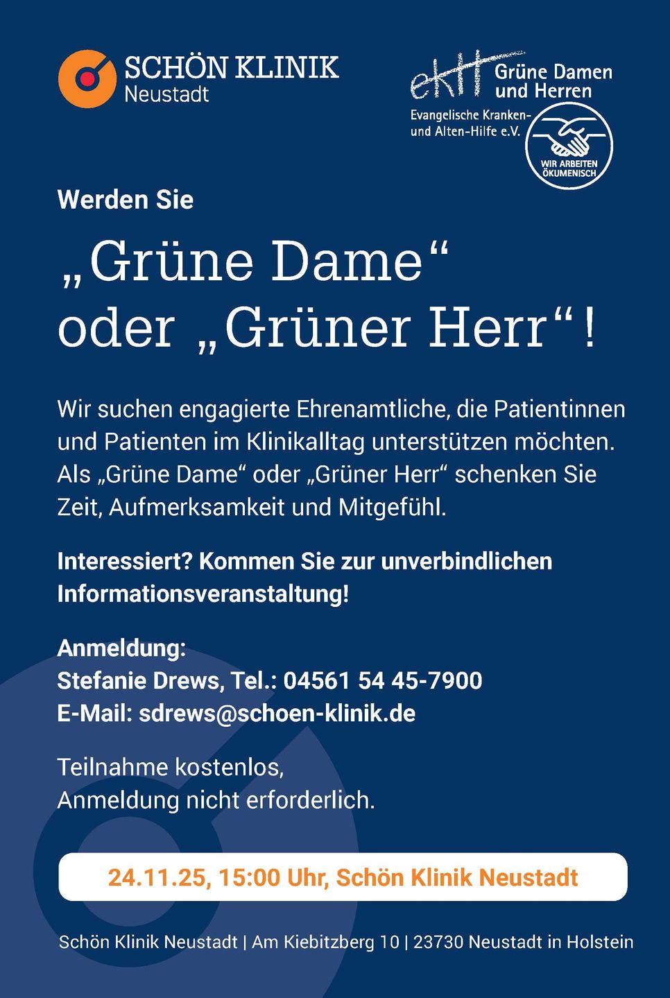 Grüne Damen und Herren