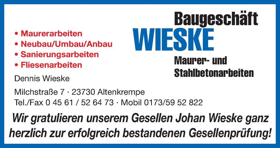 Freisprechung des Baugewerbes