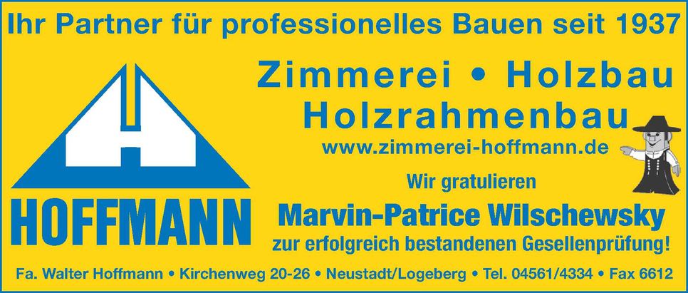 Freisprechung Baugewerbe