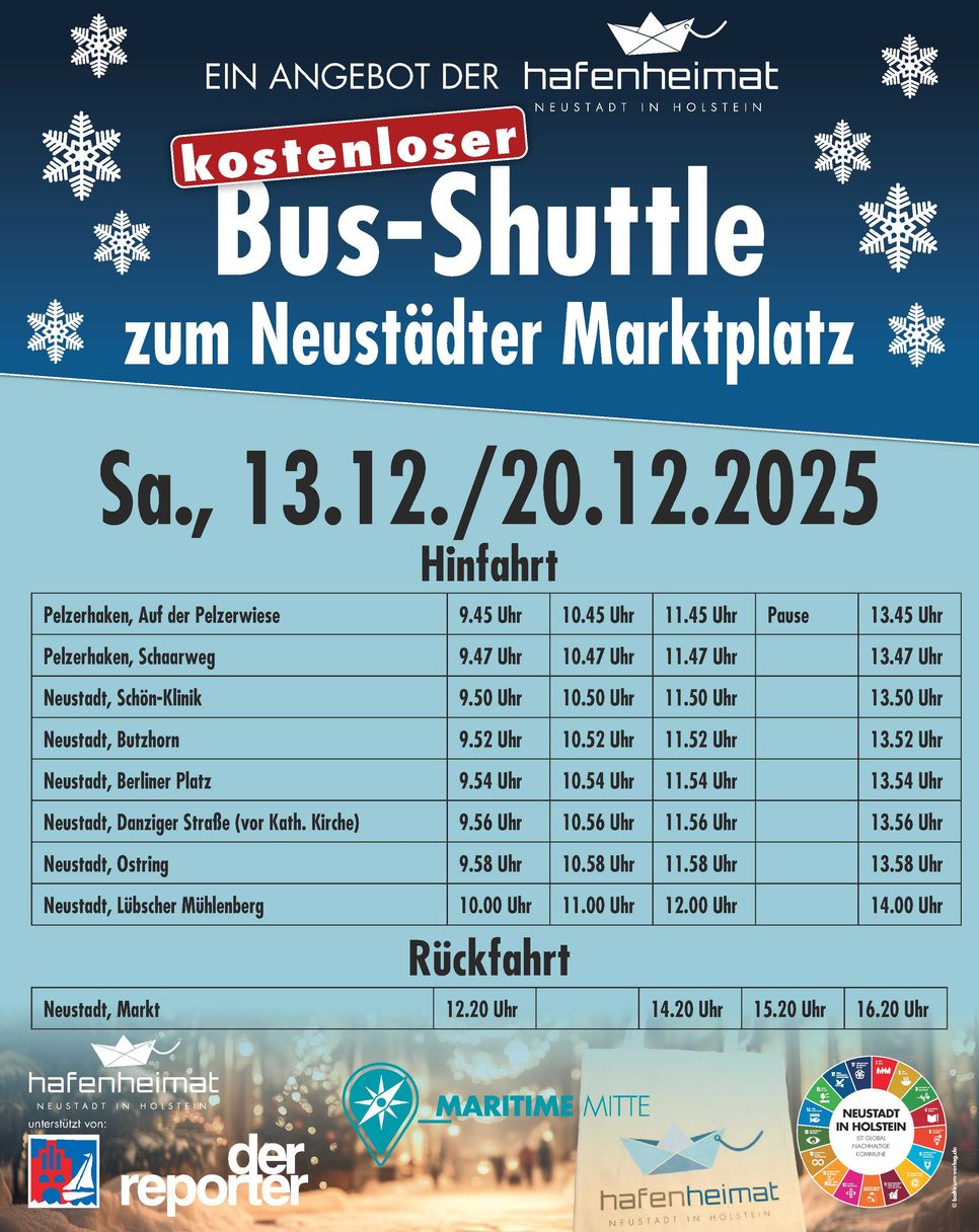 Weihnachts-Shopping - Bushuttle 