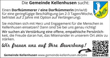 Dorfkümmerer Stellenanzeige