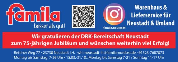 75 Jahre DRK Bereitschaft