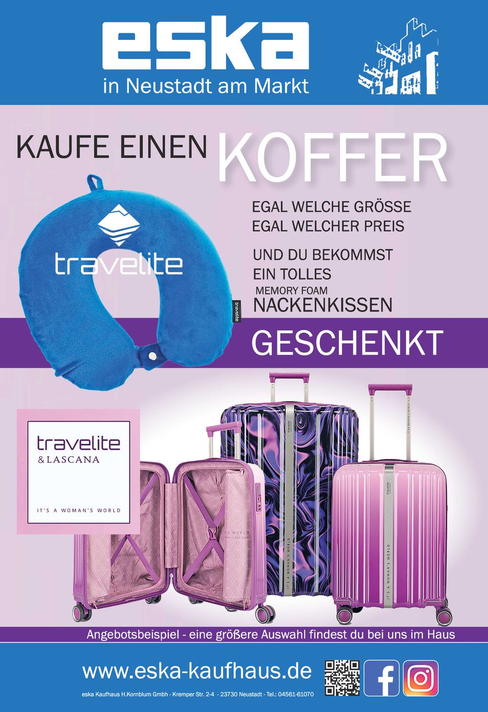 Rückseite Lederwaren, Koffer
