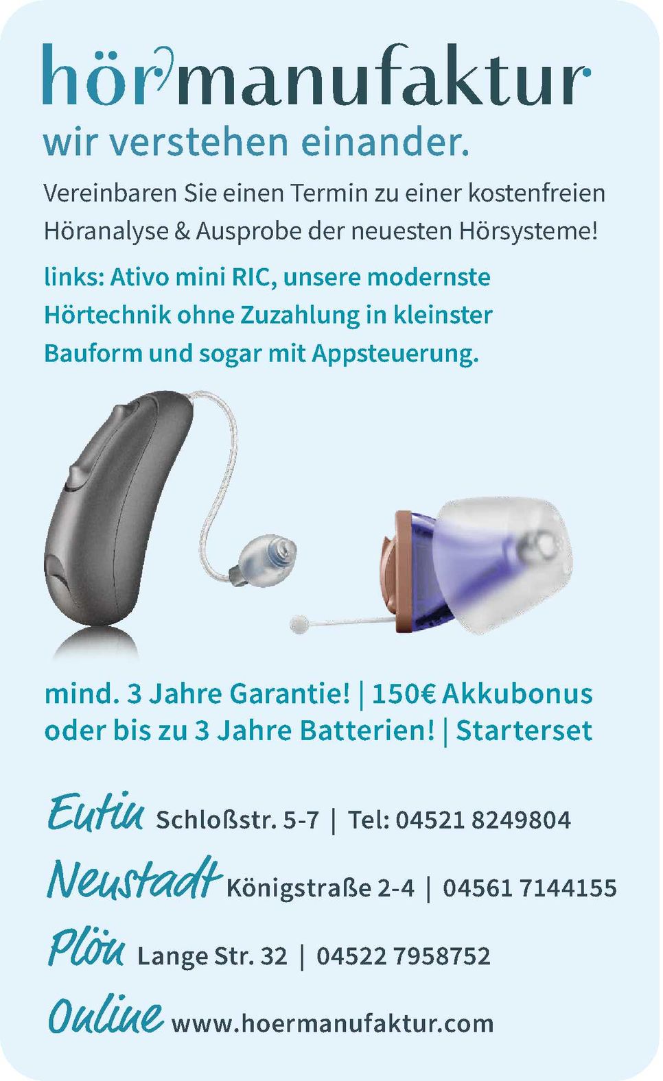 Hören, Sehen, Sprechen