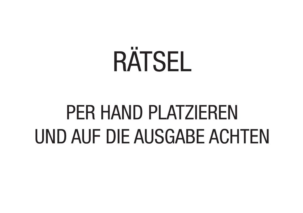 Rätsel