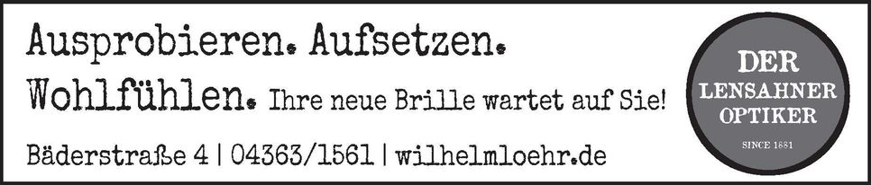 7 - Ausprobieren. Aufsetzen. Wohlfühlen