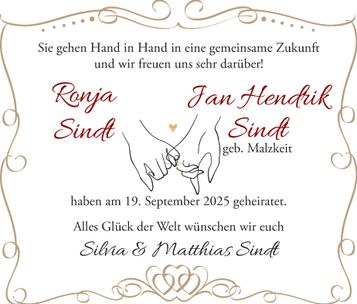 Hochzeit Ronja und Jen Hendrik