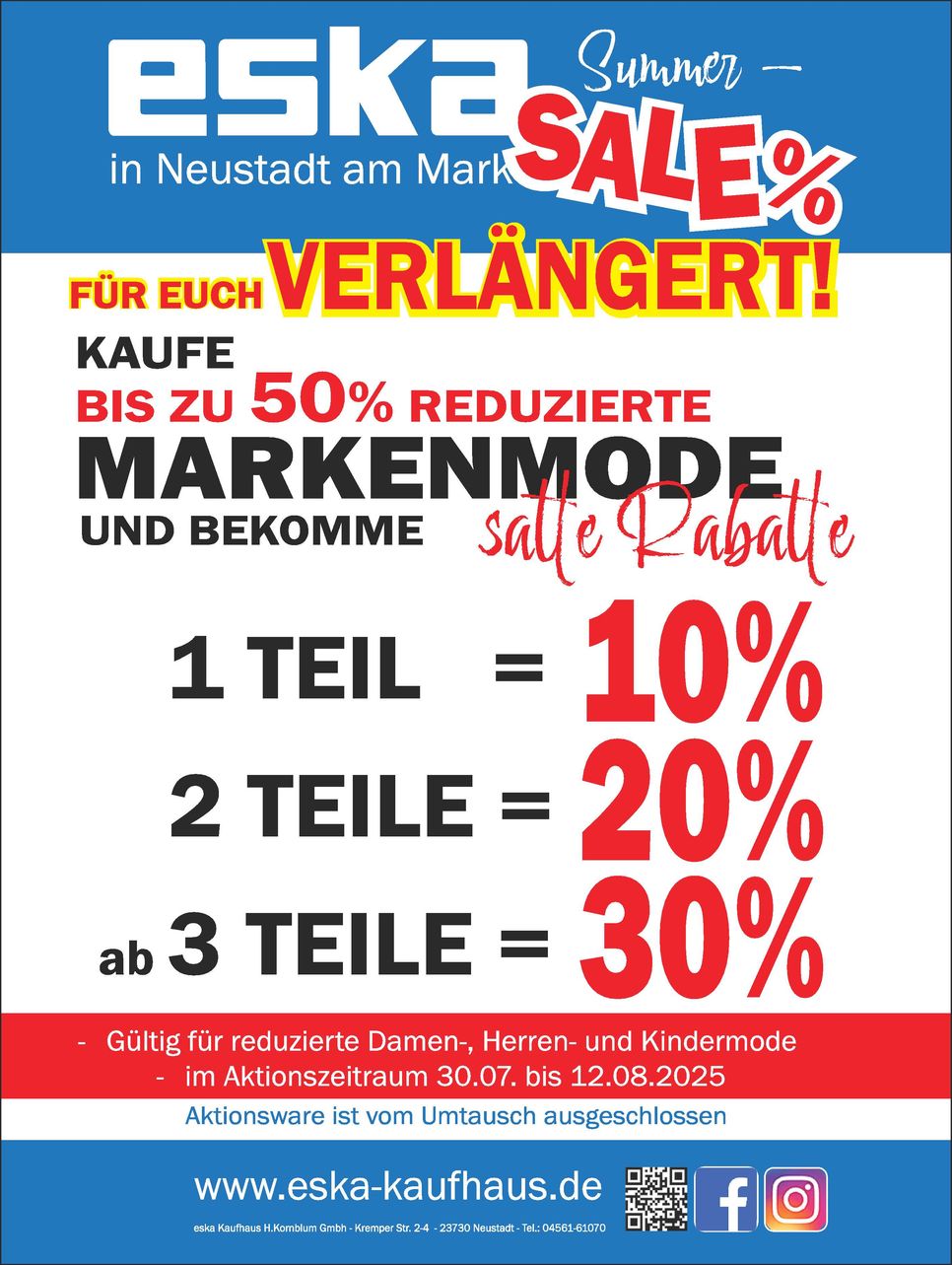 Rückseite - Summer Sale