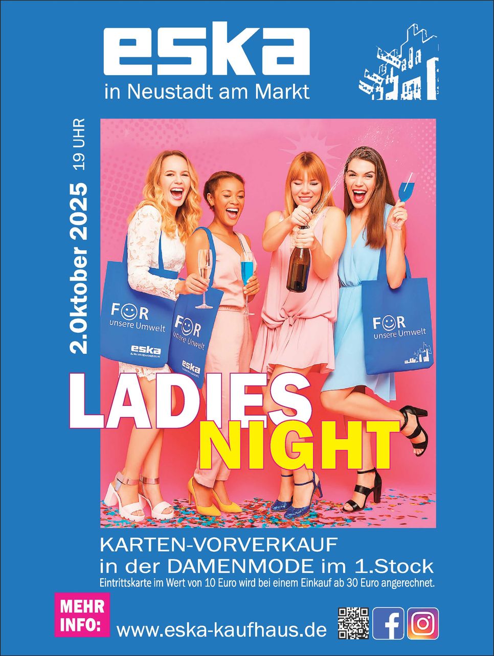 Rückseite Vorverkauf Ladies Night