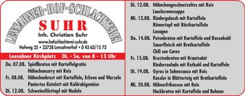 Mittagstisch Lensahn