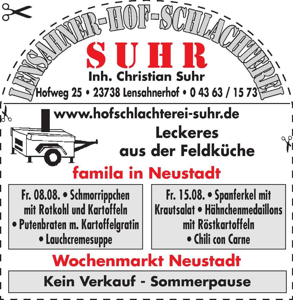 Feldküche/Wochenmarkt - Angebote