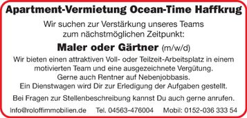 Stellenanzeige