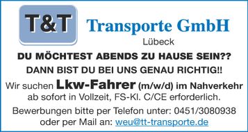 Stellenanzeige
