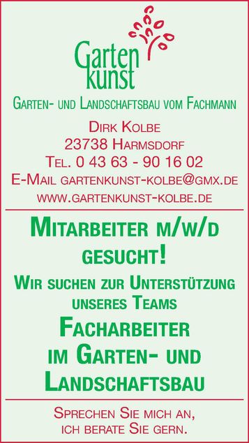 Stellenanzeige