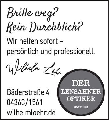 9 - Brille weg? Kein Durchblick?