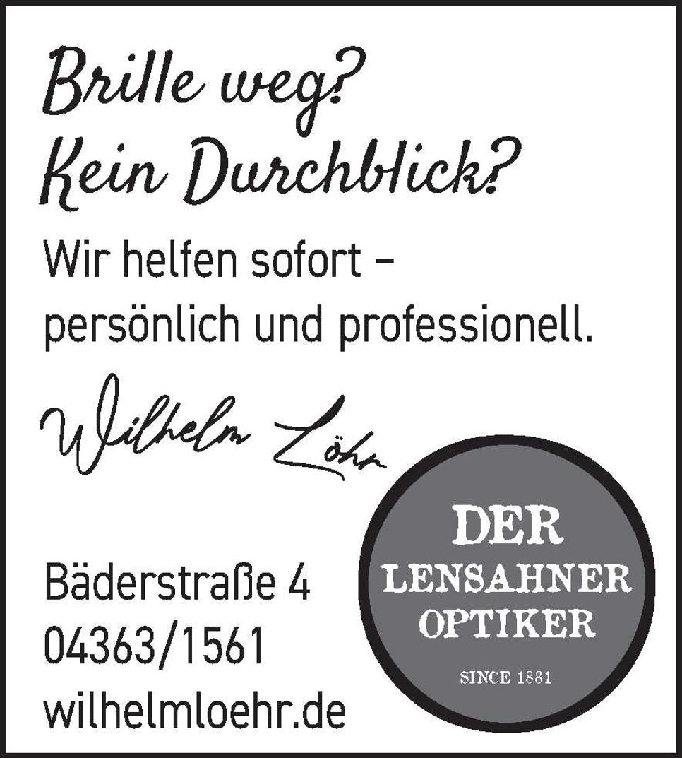 9 - Brille weg? Kein Durchblick?