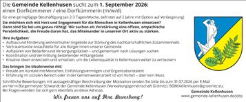 Stellenanzeige Dorfkümmerer 