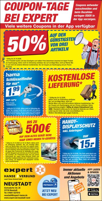 Coupon-Tage bei Expert 