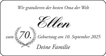 70 Jahre Ellen