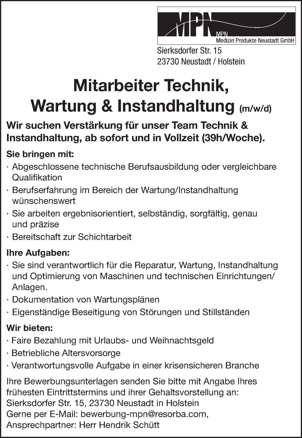 Technik Mittwoch