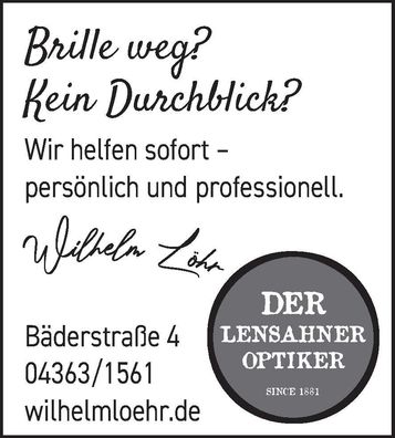 9 - Brille weg? Kein Durchblick?