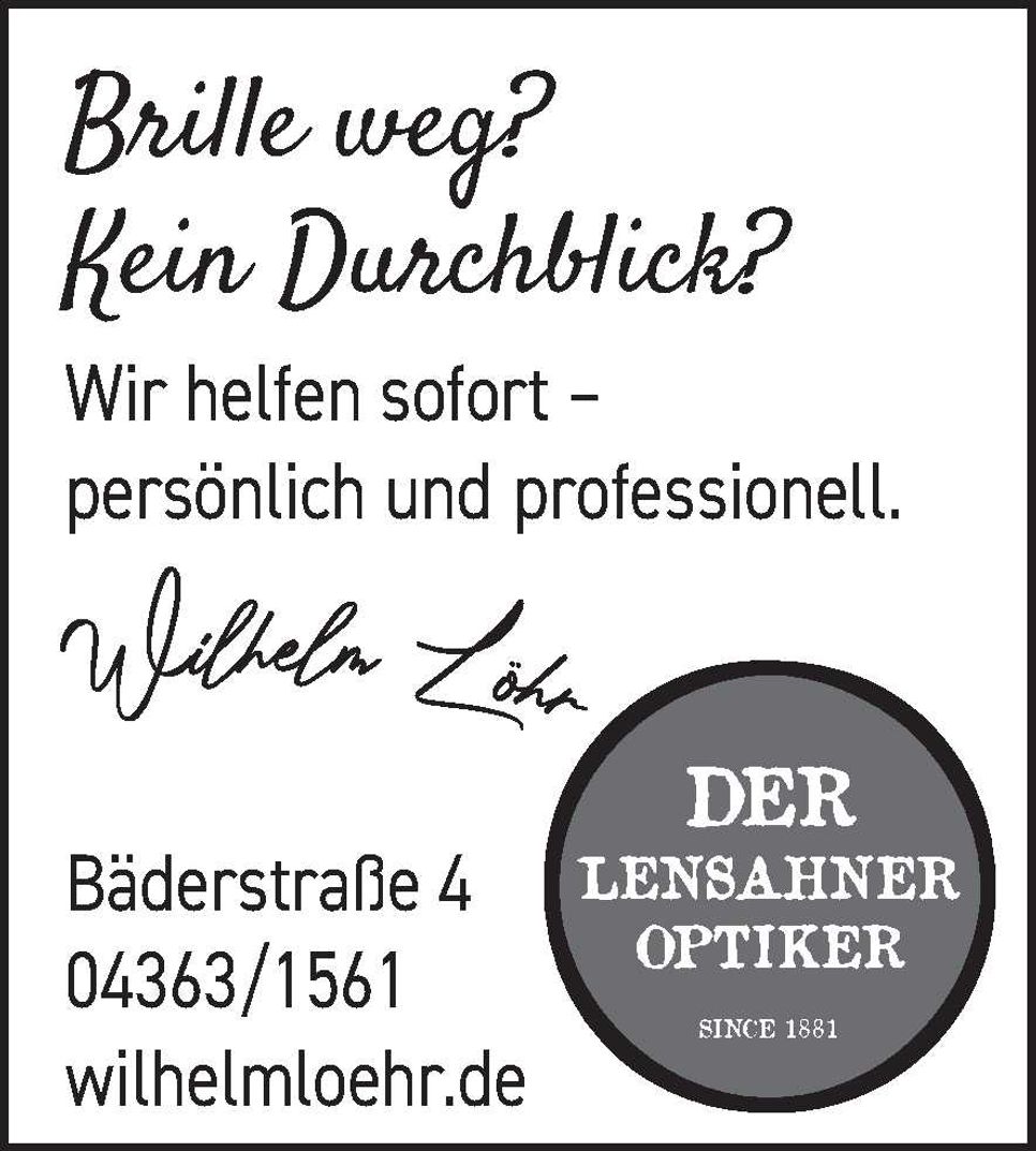 9 - Brille weg? Kein Durchblick?