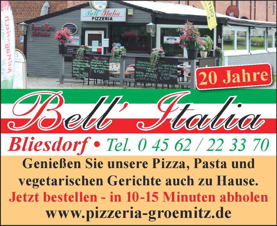 20 Jahre Bell Italia - kleine Anzeige