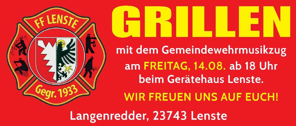 Grillen Feuerwehr Lenste