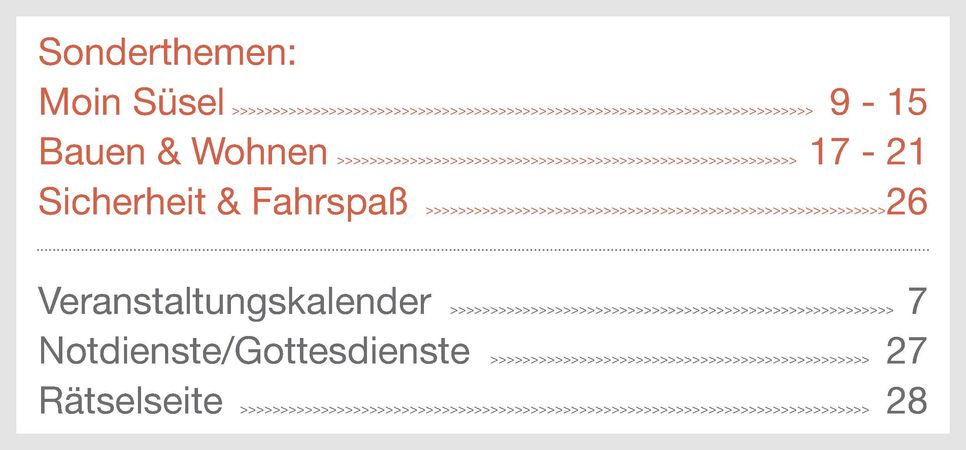 Inhaltsverz. Samstag