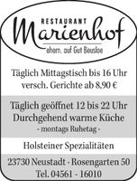 Imageanzeige/Öffnungszeiten
