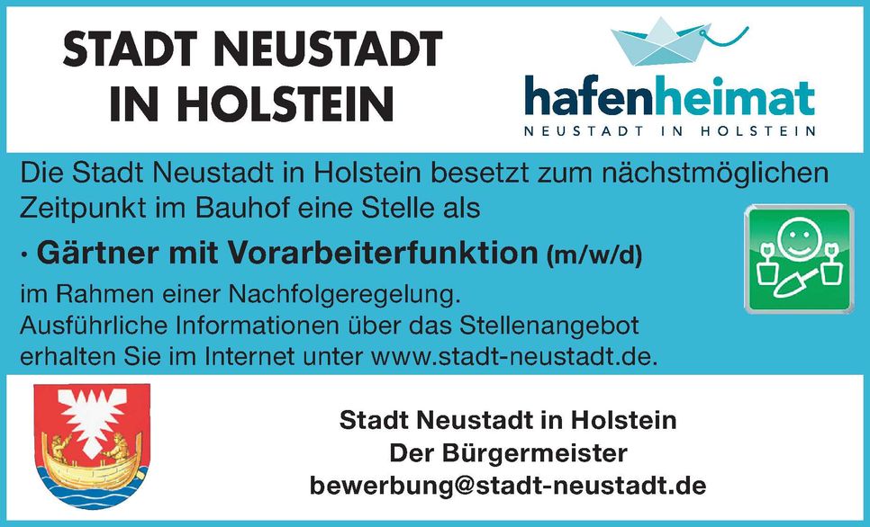 Gärtner*in mit Vorarbeiterfunktion