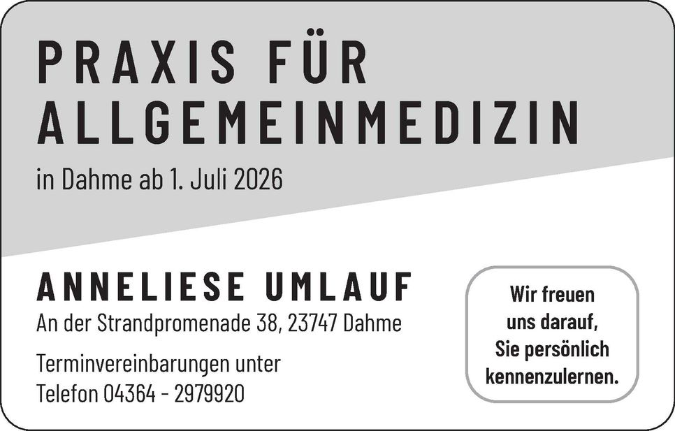 Praxiseröffnung