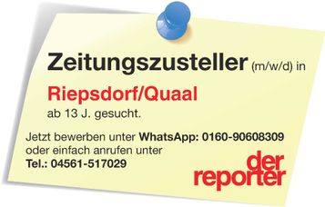 Zustellersuche Notizzettel mit Ort