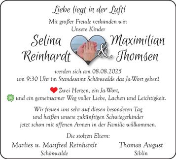 Hochzeit Reinhardt