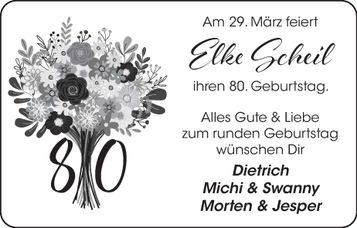 80. Geburtstag